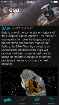Screenshot of Gaia App