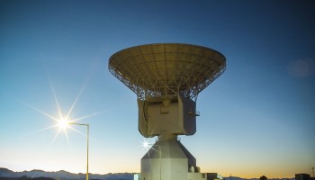 ESA's 35m deep-space station at Malargüe, Argentina. Credit: ESA/S. Marti
