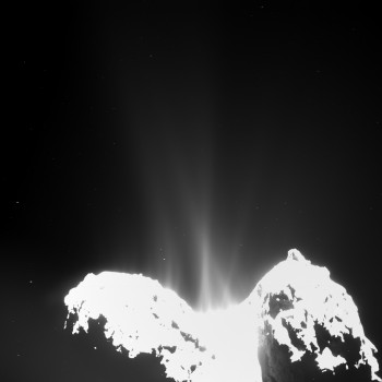 Geyser on 67P