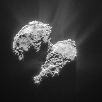 Comet 67P/C-G on 22 March 2015. Credits: ESA/Rosetta/NAVCAM – CC BY-SA IGO 3.0. 