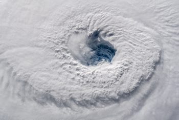 Eye of the storm. Credits: ESA/NASA–A. Gerst