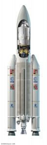 ATV-2 inside the Ariane 5