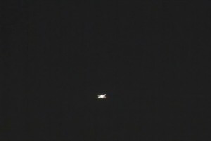 ATV seen from ISS external camera