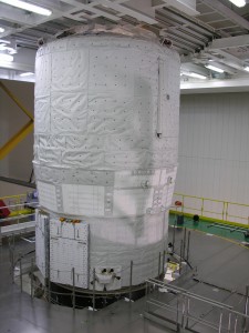 ATV with most of the protections removed. Credits: ESA/C Beskow