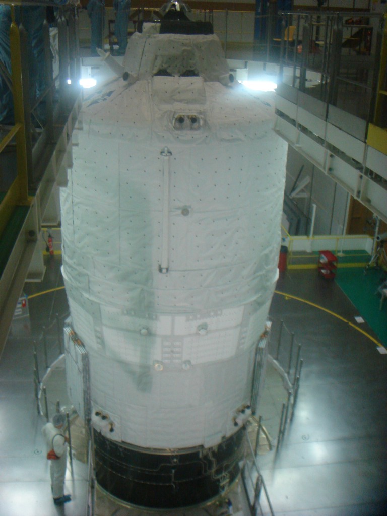 Last view of ATV-2 before encapsulation