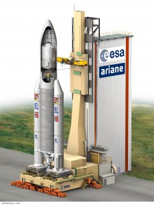 ATV-2 on board Ariane 5