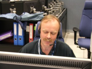 ESA's Adam Williams in video conference with UK school