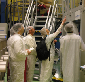 ATV3: Several CEIT (Crew Equipment Interface Check) team members ready for work. Credit: ESA