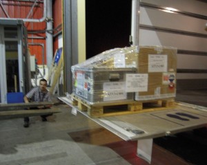 ATV-3 dry cargo arrives in Kourou. Credit: ESA/C. Beskow