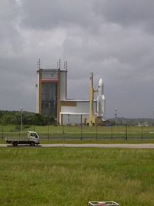 ATV-3 onboard Ariane 5 starts roll-out 21 March 2012 Credit: ESA/Eric Joseph-Gabriel