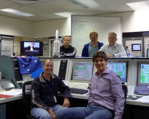 ESA team at Perth station, Australia Credit: ESA/R. Launer