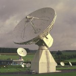 ESA's 15m ESTRACK antenna at Redu, Belgium. Credit: ESA