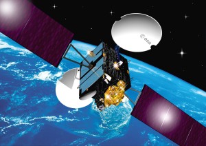 ESA's Artemis data relay satellite Credit: ESA