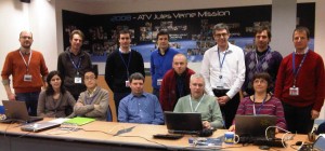 Some of the Engineering Support Team (EST) members before the simulation started Credit: ESA/C. Beskow