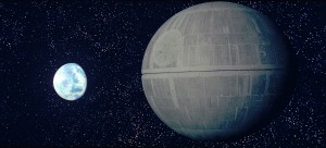 Death Star bigger than 140km? Could be - it's all a matter of perspective! Image credit: Lucasfilm Ltd. © & TM. All Rights Reserved.