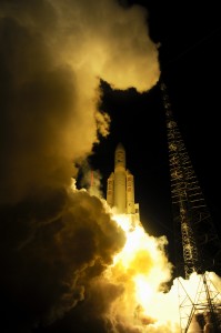 ATV-4 launch in 2013. Credit: ESA–S. Corvaja