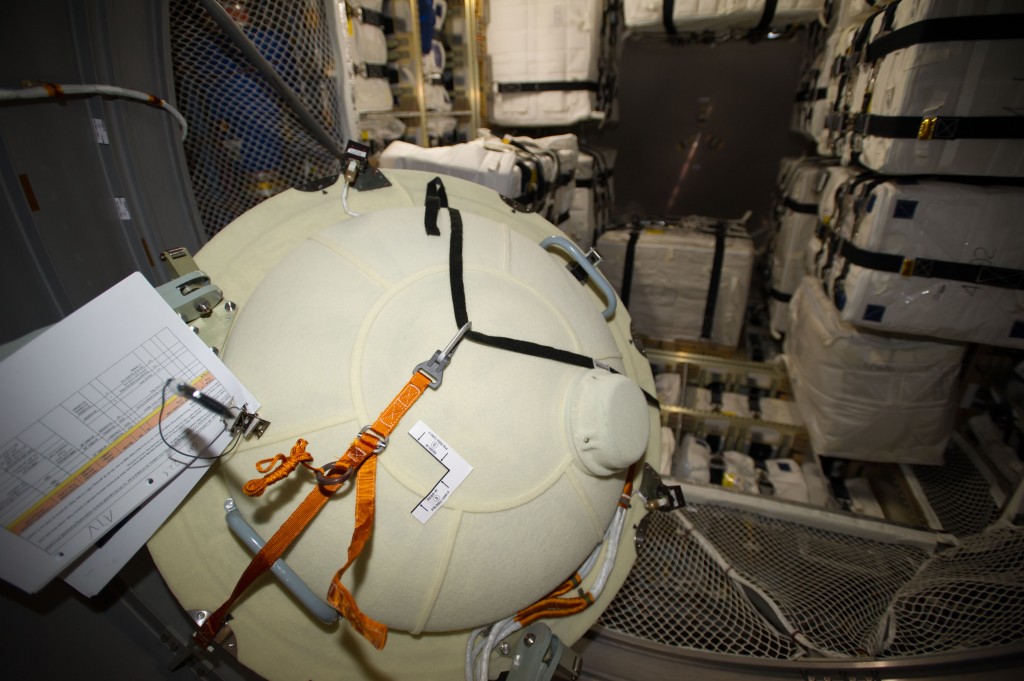 Current ATV-5 Hatch configuration, 29 August 2014. Credit: ESA/NASA