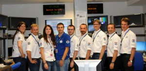 LIRIS team at ATV-CC after docking and switch-off (Credits: ESA)
