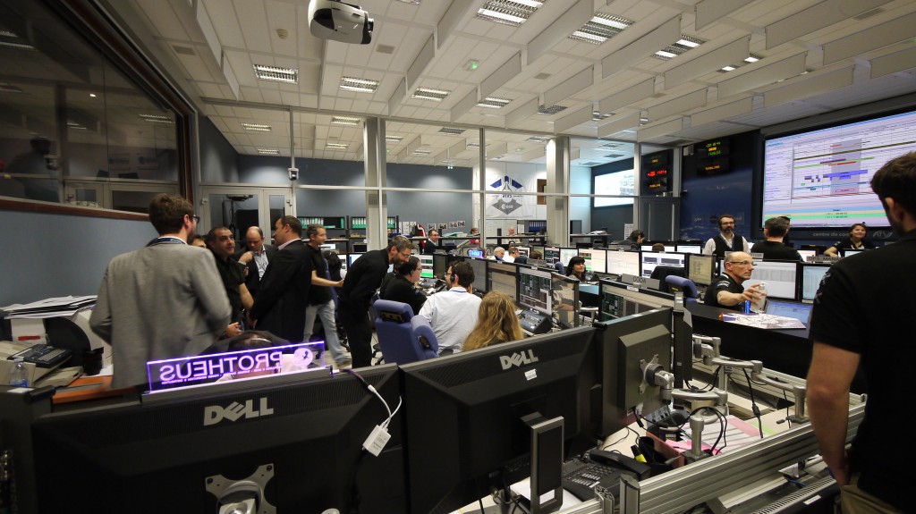 ATV Control Centre just before deorbit boost.