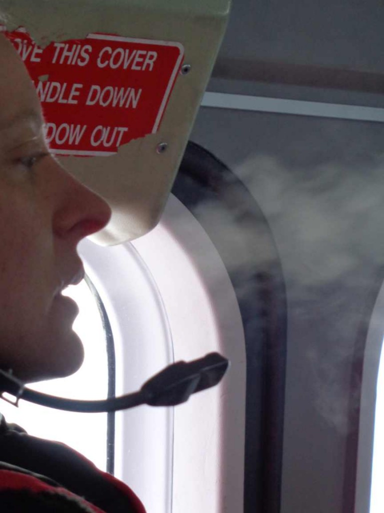 30° below zero on board & smoking breath – but no complaints. (courtesy Mark Drinkwater, ESA)