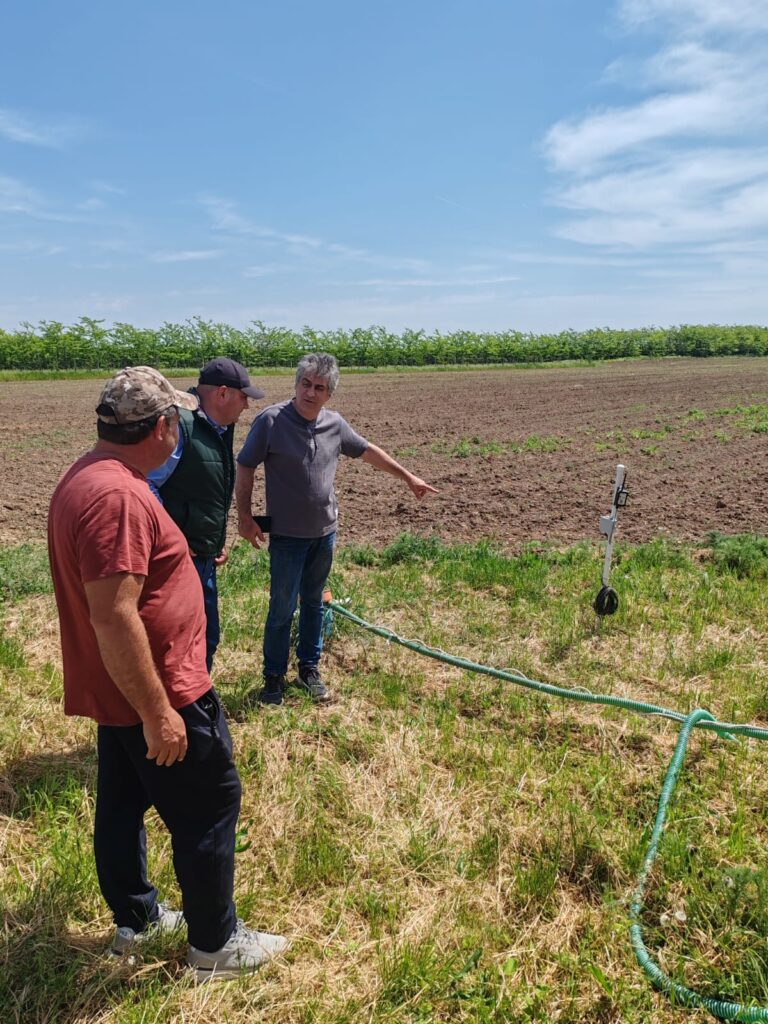 Establishing the site of a new well in May 2025. (Terrasigna)