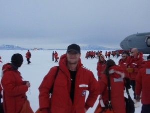 Stefan in Antarctica