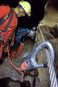 Supervising cave rigging operations. Credits: ESA–A.Romeo