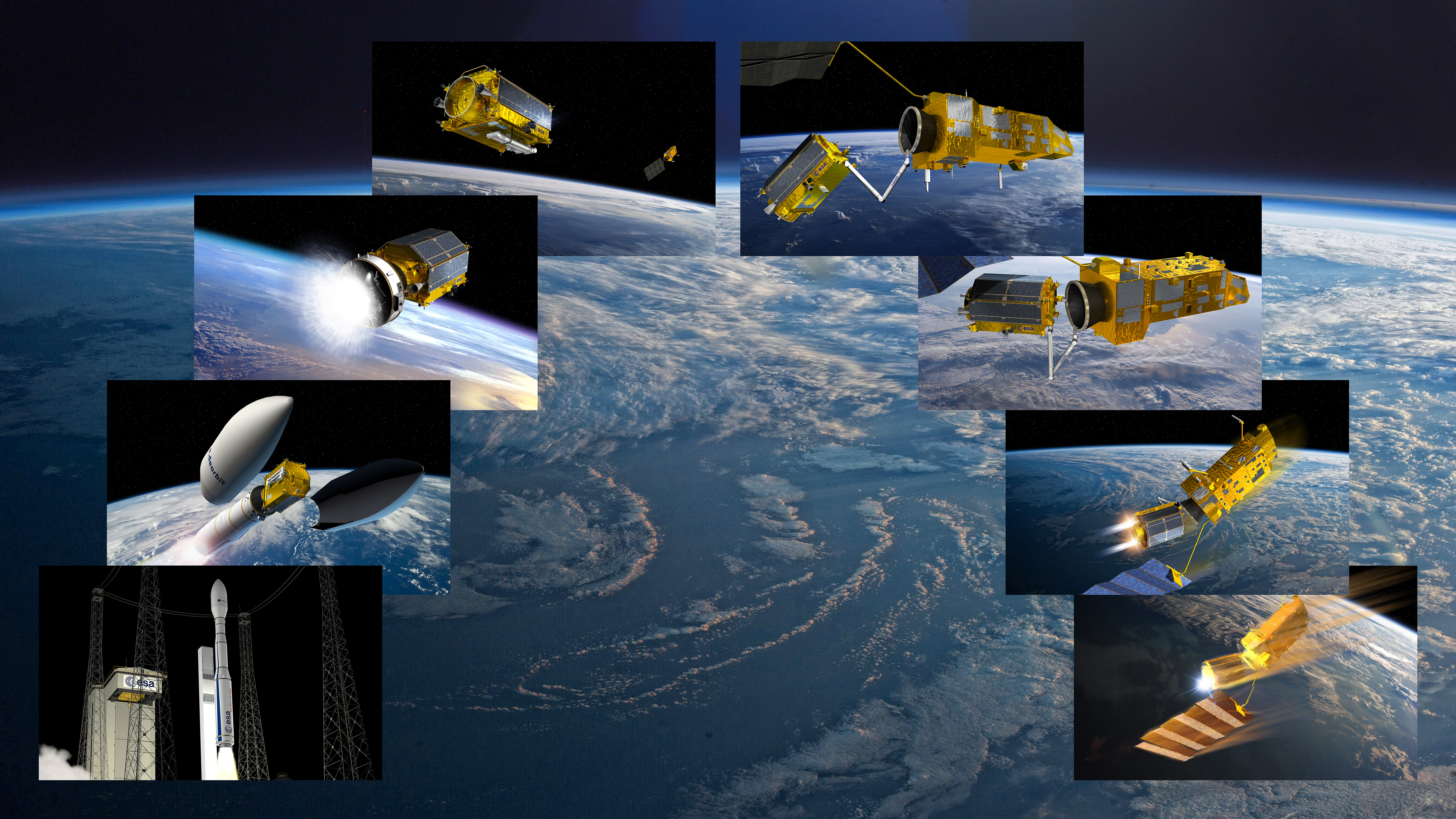 e.Deorbit was an ESA mission to remove a single large ESA-owned debris from orbit