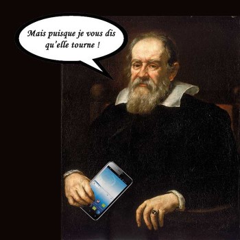 If Galileo had a smartphone ... Image credit: public domain