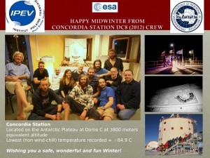 Happy midwinter from Concordia station DC8