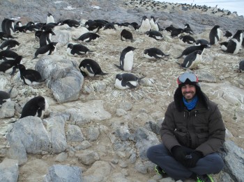 Among the penguins. Credits: ESA/IPEV/PNRA-A. Golemis