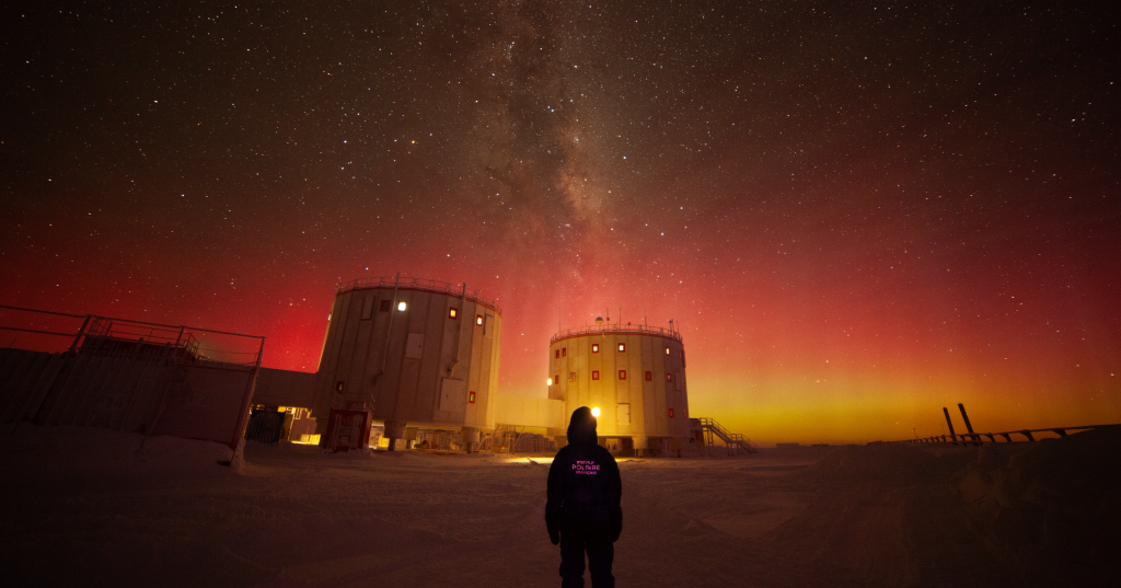 Aurorae captured at Concordia during the solar storm of May 2024. Credit: ESA/IPEV/PNRA-J. Studer