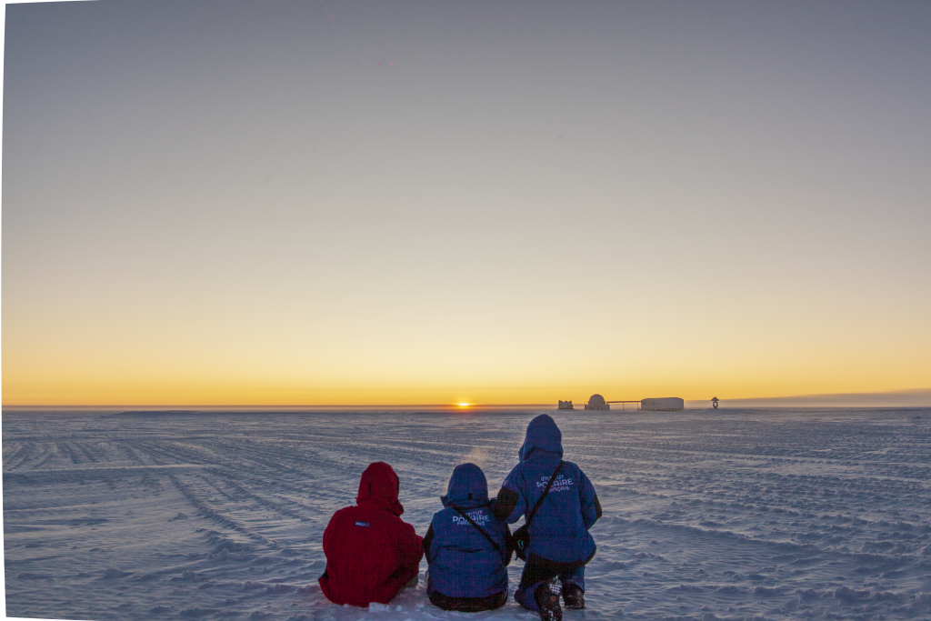 Last sunset. Credit: ESA/IPEV/PNRA-J. Studer