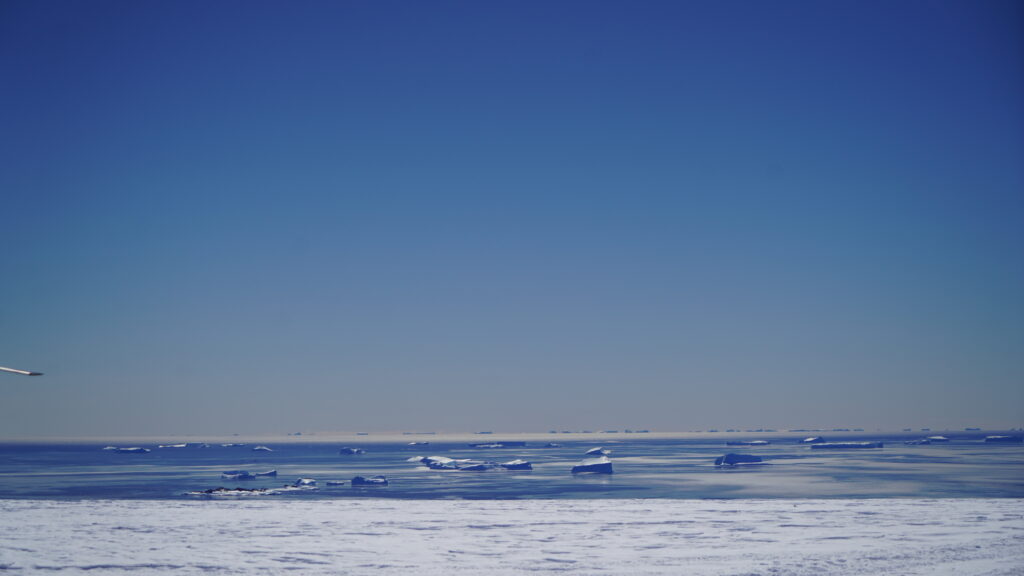 The sea at the coastal Dumont d’Urville station. Credit: ESA/PRNA/IPEV-J. Studer