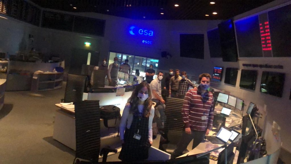 SEOSAT-Ingenio internal countdown rehearsal at ESA ESOC. (ESA)