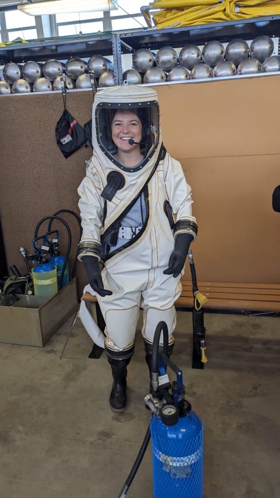Suited up and ready to roll. (ESA)