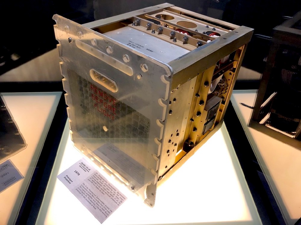 The Apollo X-ray spectrometer unit on display at Space Expo in Noordwijk. Credits: ESA