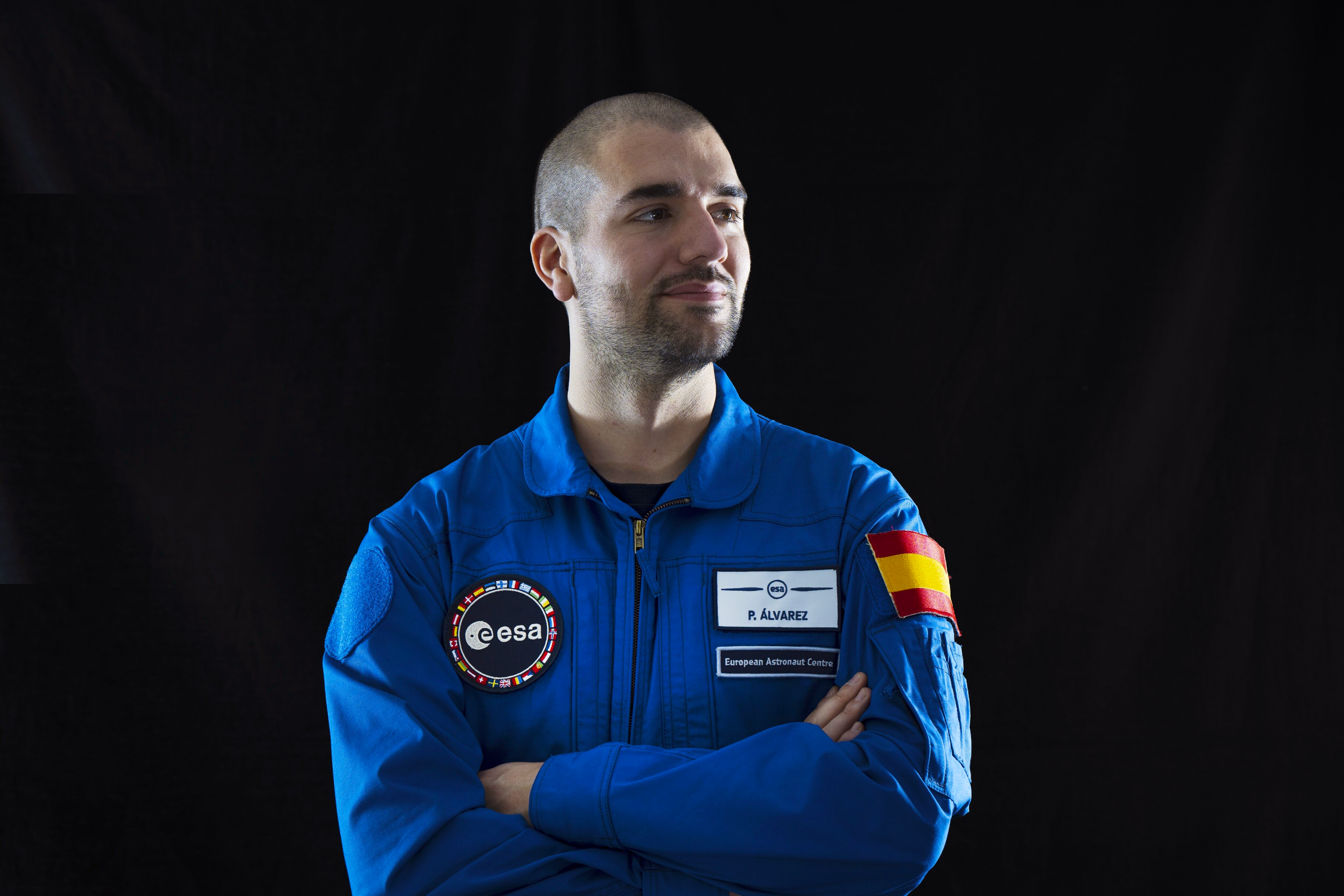 Portrait of ESA astronaut candidate Pablo Álvarez Fernández.