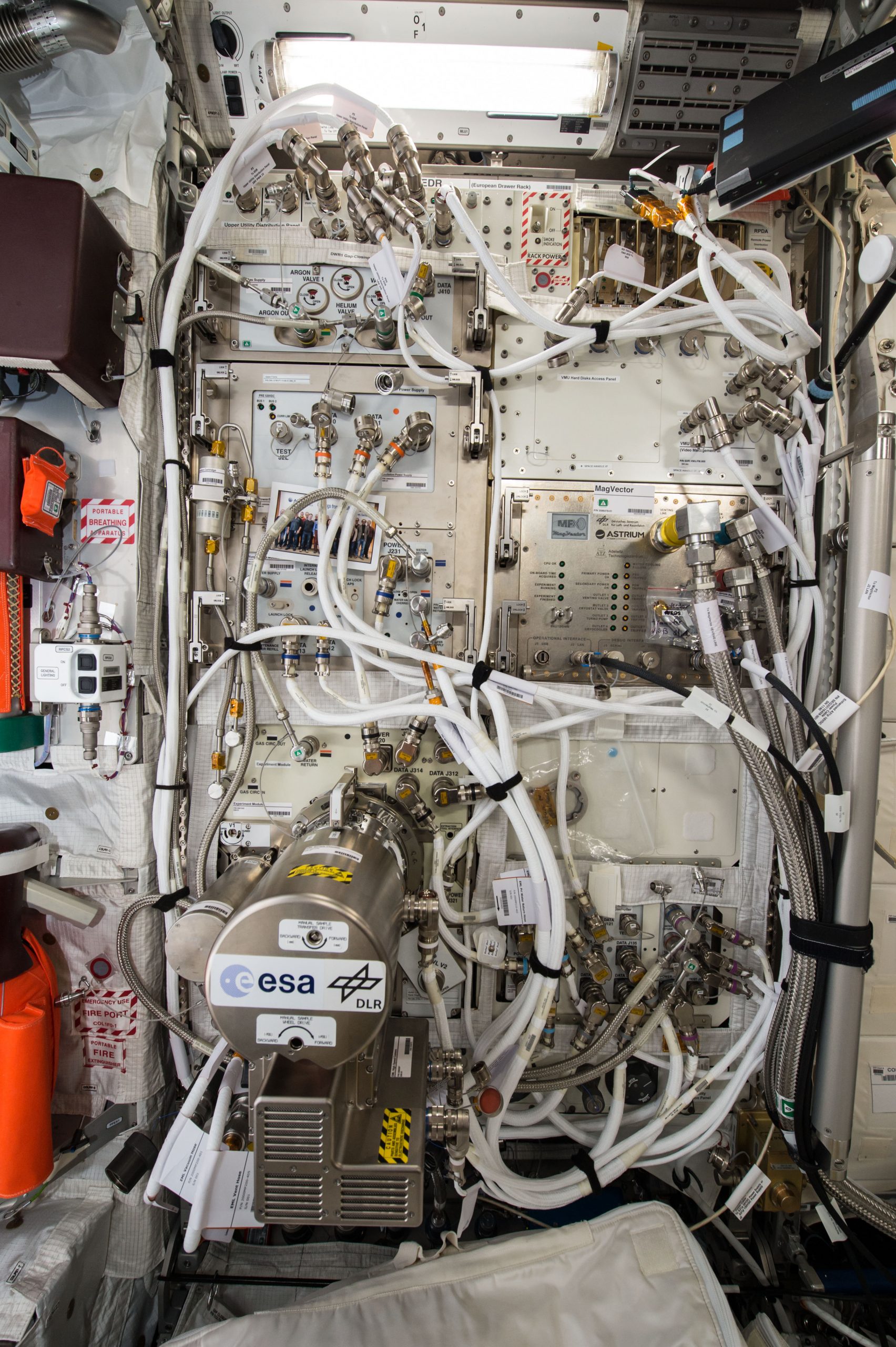 EML in ESA's Columbus module on the International Space Station.Credit: ESA/NASA