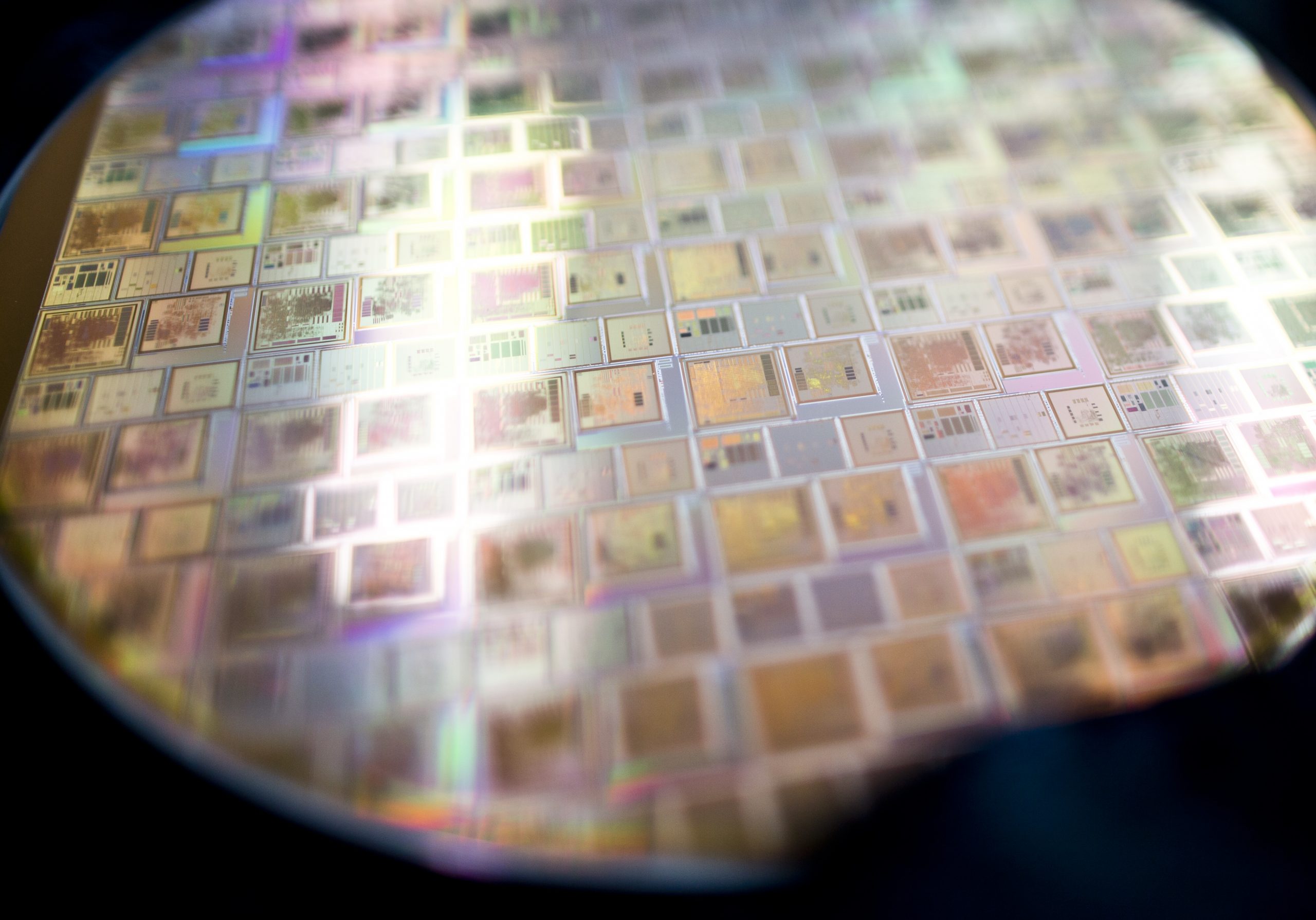 Integrated circuits on silicon Credit: ESA-G. Schoonewille