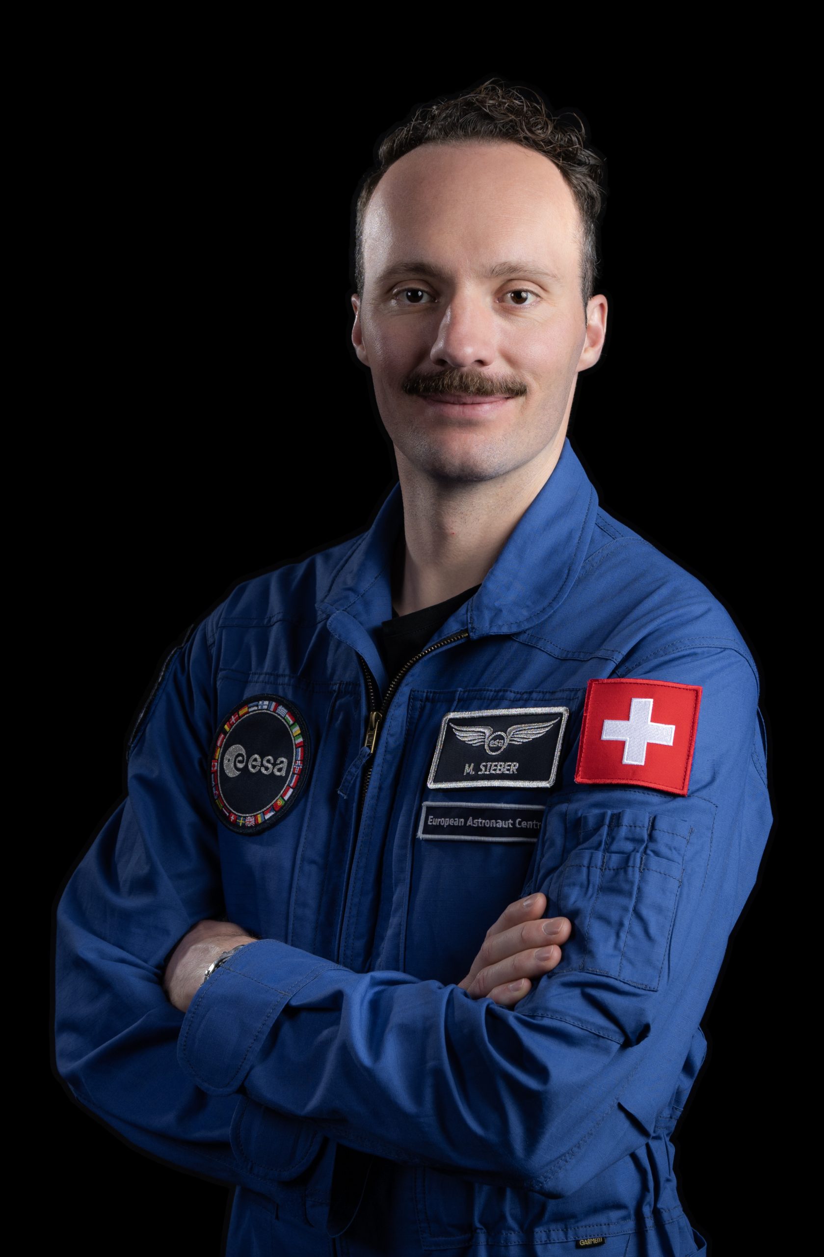 Portrait of ESA astronaut Marco Sieber. Credit: ESA – A. Conigli