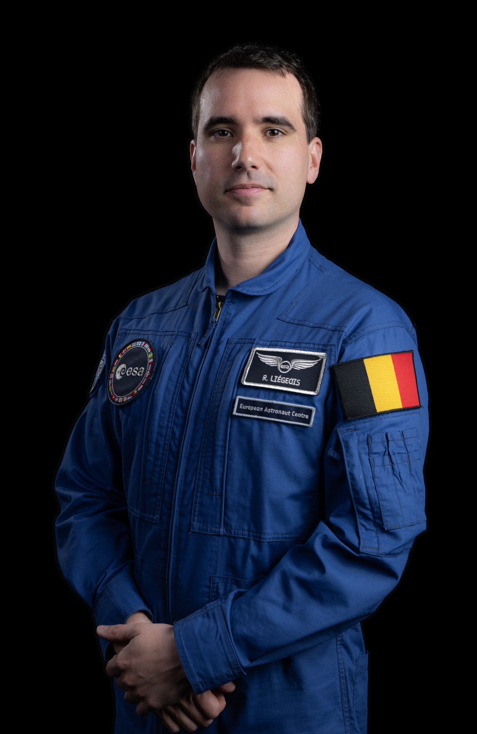 Portrait of ESA astronaut Raphaël Liégeois. Credit: ESA – A. Conigli
