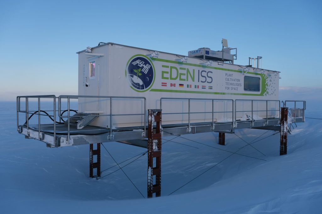 EDEN ISS Antarctic greenhouse. Credit: DLR/NASA/Bunchek