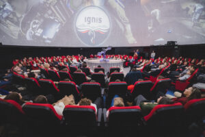 ESA project astronaut Sławosz Uznański-Wiśniewski during the first week of the Ignis mission post-flight tour in Poland. The first stop was the planetarium in Toruń — the hometown of Polish astronomer Nicolaus Copernicus.