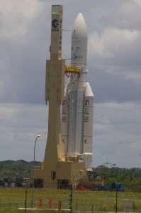 Ariane 5 rocket launch pad_1