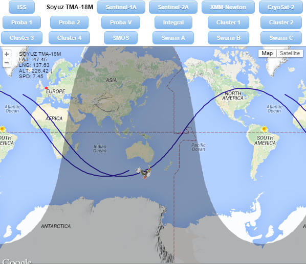 Track Andreas in orbit – iriss mission blog