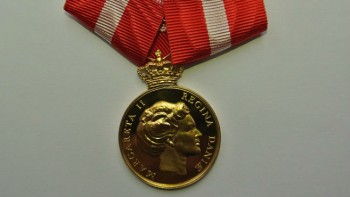 Medal awarded to Andreas. 