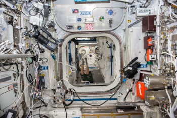 European Columbus laboratory on International Space Station. Credits: ESA