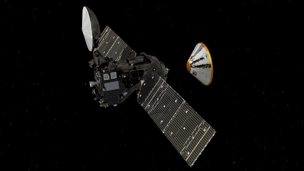 ExoMars 2016 separation. Credit: ESA.