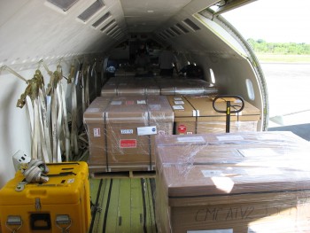 NASA Cargo Delivery 2 in the Plane Credits: K MacDonell